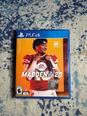 Madden NFL 20 (PS4) - EA SPORTS, Red and Orange Cover